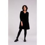 Load image into Gallery viewer, Velvet Reversible Trapeze Dress, 3/4 Sleeve V3809-2
