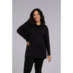 Load image into Gallery viewer, Bamboo Cotton Nu Cinch Cowl Tunic, Long Sleeve Top BT4301-3
