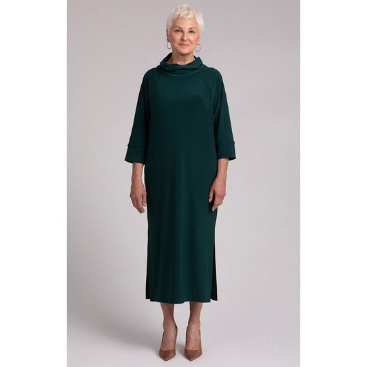 Cozy Raglan Funnel Neck Dress 28179-2
