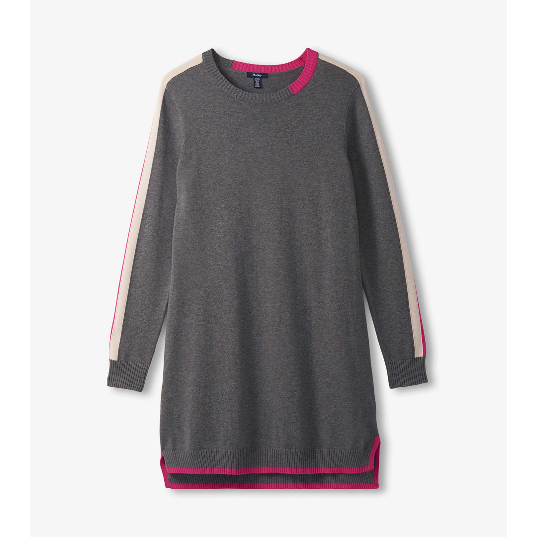 Contrast Trim Sweater Dress DBL1861