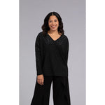 Load image into Gallery viewer, Reversible Cinch Top, Long Sleeve, Embossed 22268EJ-3
