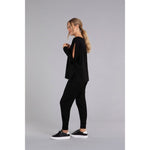 Load image into Gallery viewer, Bamboo Cotton V-Neck Slit Sleeve Top, Long Sleeve Top BT4204-3
