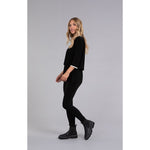 Load image into Gallery viewer, Tipped Go To Cropped T, 3/4 Sleeve Top 22265CB-2
