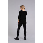 Load image into Gallery viewer, Tipped Go To Cropped T, 3/4 Sleeve Top 22265CB-2
