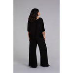 Load image into Gallery viewer, Tipped Reversible Cinch Top, Elbow Sleeve Top 22268CB-4
