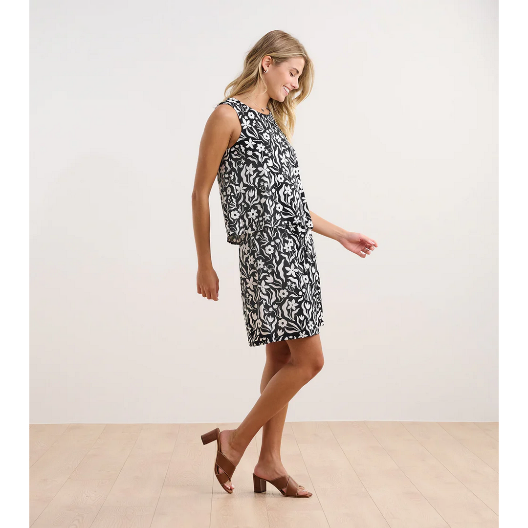 Roberta Dress Wavy Flowers WFL1283