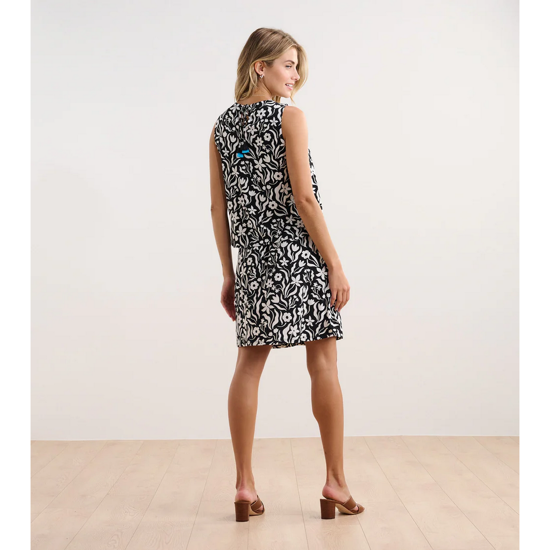 Roberta Dress Wavy Flowers WFL1283