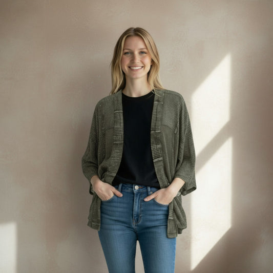 Western Bohemian Georgette Kimono TP23328