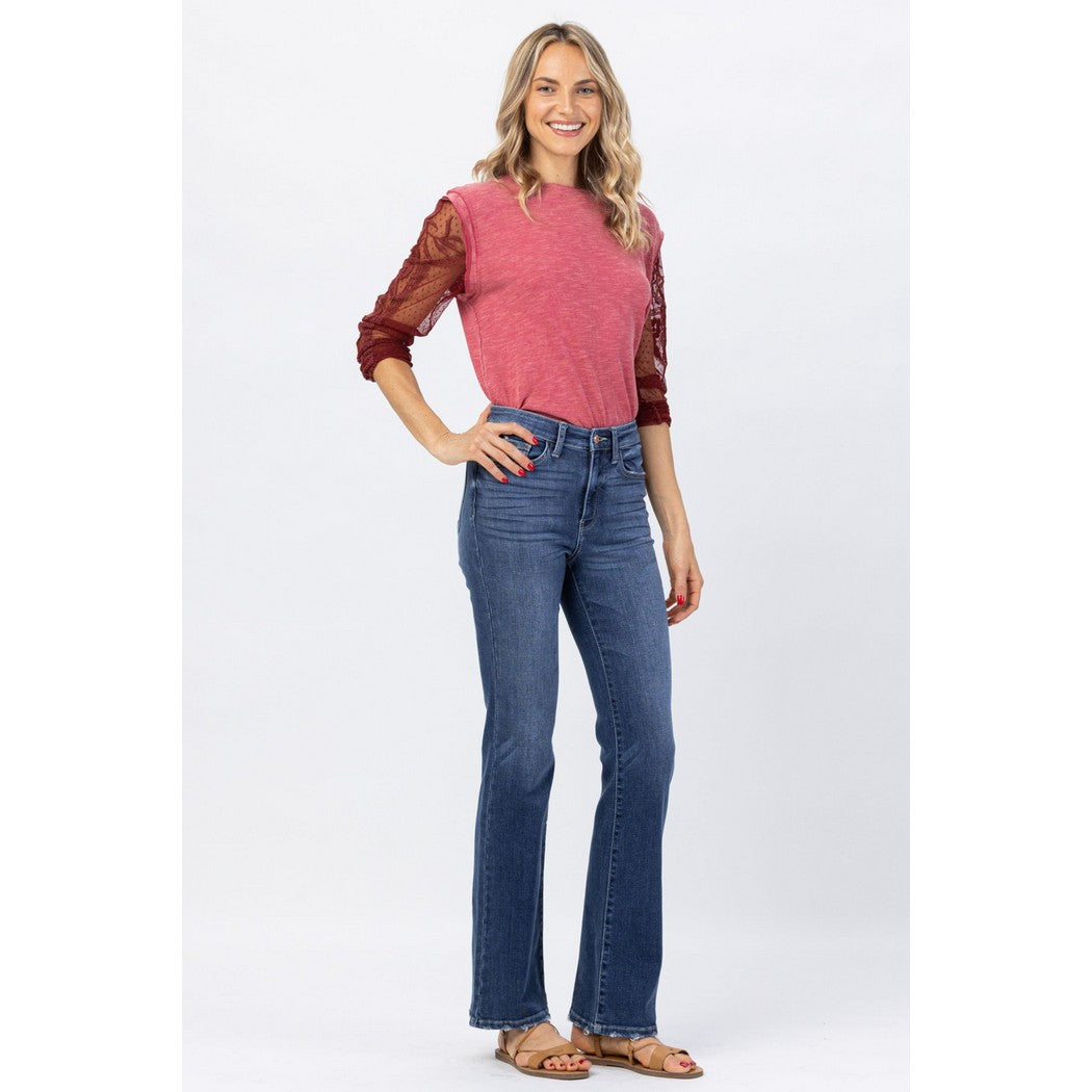 High Waisted Bootcut Denim 82315REG