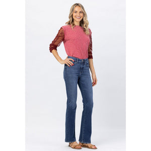 High Waisted Bootcut Denim 82315REG