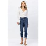 Load image into Gallery viewer, Cuff Cropped Pedal Pusher Denim 82390REG
