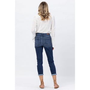 Cuff Cropped Pedal Pusher Denim 82390REG