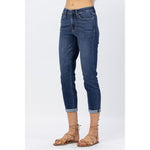 Load image into Gallery viewer, Cuff Cropped Pedal Pusher Denim 82390REG
