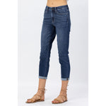 Load image into Gallery viewer, Cuff Cropped Pedal Pusher Denim 82390REG
