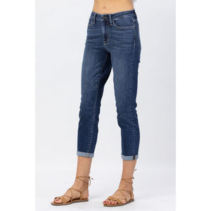 Cuff Cropped Pedal Pusher Denim 82390REG