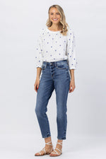 Load image into Gallery viewer, Midrise Clean Non-Distressed Boyfriend Denim 82277REG
