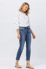 Load image into Gallery viewer, Midrise Clean Non-Distressed Boyfriend Denim 82277REG
