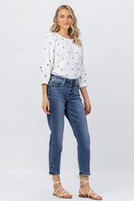 Load image into Gallery viewer, Midrise Clean Non-Distressed Boyfriend Denim 82277REG
