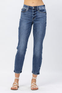 Midrise Clean Non-Distressed Boyfriend Denim 82277REG