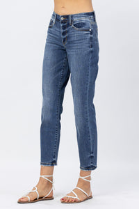 Midrise Clean Non-Distressed Boyfriend Denim 82277REG