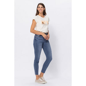 Cleo Embroidered Pocket Relaxed Fit Denim 88259