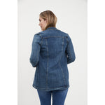Load image into Gallery viewer, Long Denim Jacket 1825669
