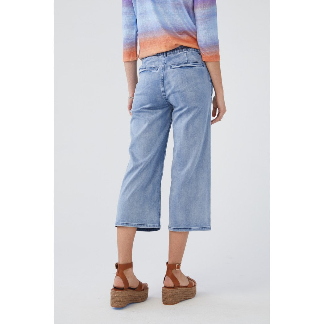 Pull-On Wide-Leg Crop Pant 2730917