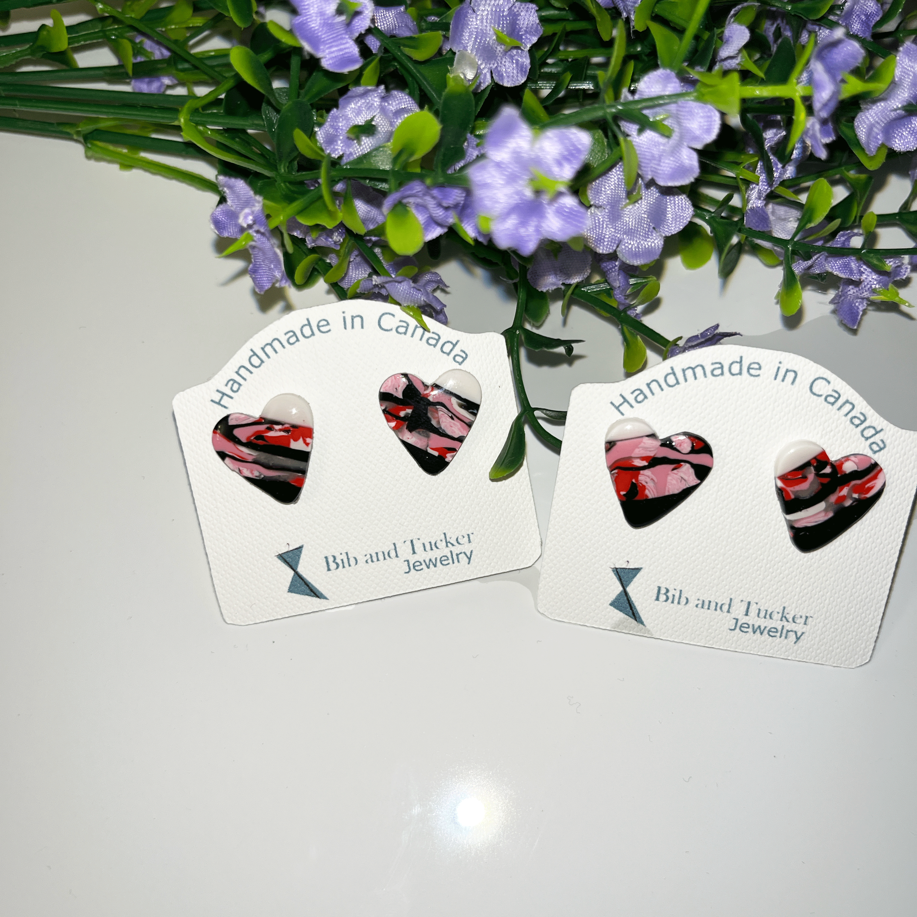 Callie Heart Stud Earrings BTJE