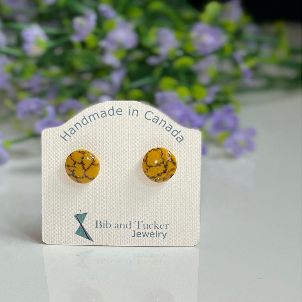 Patterned Circle Earrings Jewelry 234112