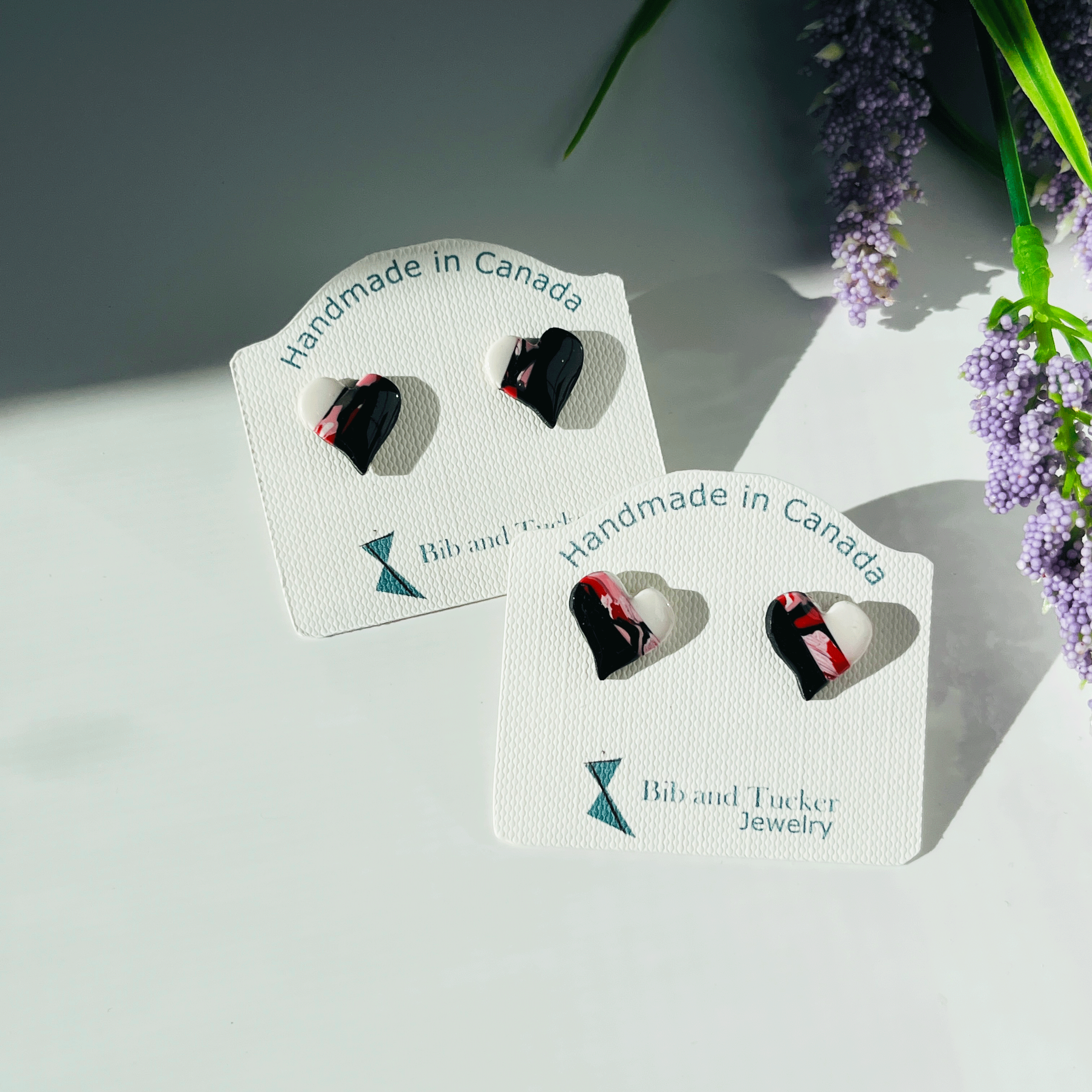 Callie Heart Stud Earrings BTJE
