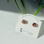 Load image into Gallery viewer, Camila Round Stud Earrings BTJE
