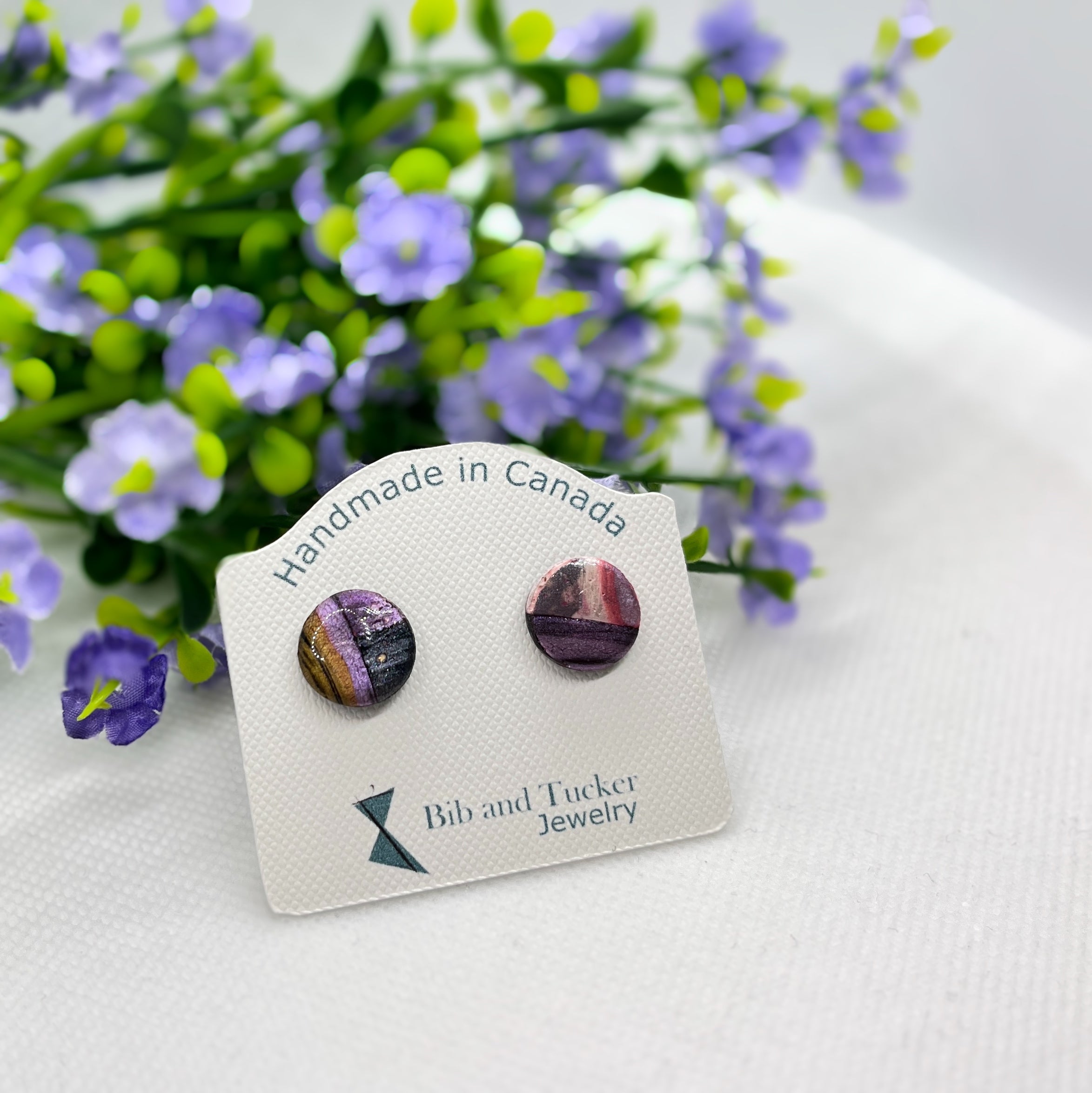 Camila Round Stud Earrings BTJE