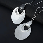 Load image into Gallery viewer, Large Round Loop Necklace Jewelry 231193 BTJE
