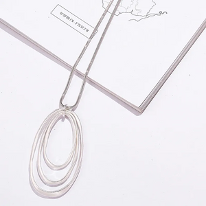 Multi-Circle Necklace Jewelry 231249 BTJE