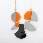 Load image into Gallery viewer, Colourful Acrylic Necklace Jewelry 231312 BTJE
