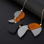 Load image into Gallery viewer, Colourful Acrylic Necklace Jewelry 231312 BTJE

