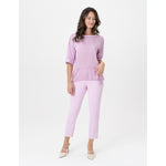 Load image into Gallery viewer, Woven and Yarn Mix Top R5017248

