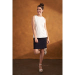 Load image into Gallery viewer, Sleeveless Boatneck T-Shirt R764620C Top
