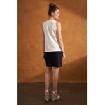 Load image into Gallery viewer, Sleeveless Boatneck T-Shirt R764620C Top
