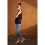 Load image into Gallery viewer, Sleeveless Boatneck T-Shirt R764620C Top
