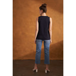 Load image into Gallery viewer, Sleeveless Boatneck T-Shirt R764620C Top

