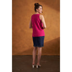 Load image into Gallery viewer, Sleeveless Boatneck T-Shirt R764620C Top
