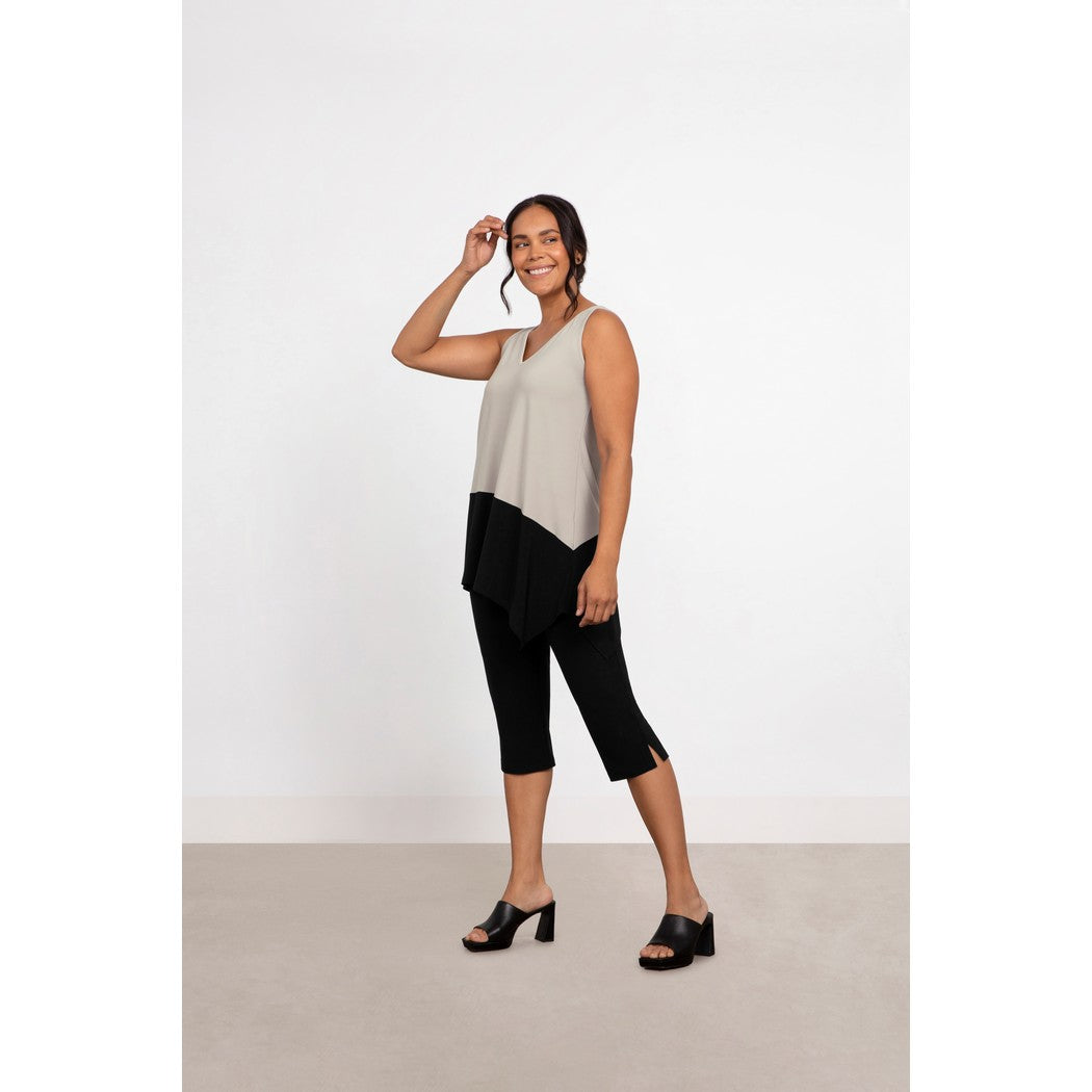 Colour Block Reversible Angle Tank Top 21197CB