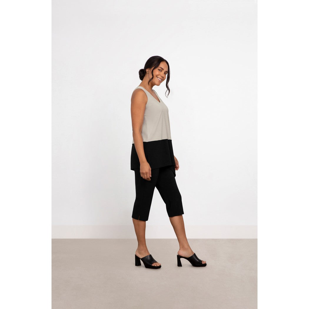 Colour Block Reversible Angle Tank Top 21197CB