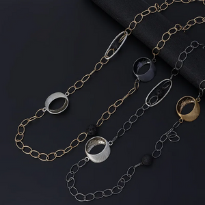 Irregular Oval Necklace Jewelry 231609 BTJE