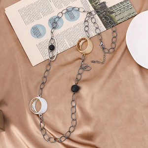 Irregular Oval Necklace Jewelry 231609 BTJE