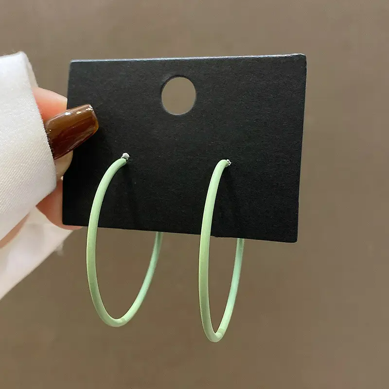 Round Hoop Earring Jewelry 232A017 BTJE