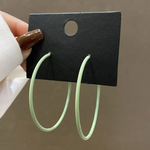 Load image into Gallery viewer, Round Hoop Earring Jewelry 232A017 BTJE
