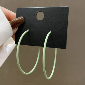 Round Hoop Earring Jewelry 232A017 BTJE