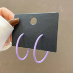 Load image into Gallery viewer, Round Hoop Earring Jewelry 232A017 BTJE
